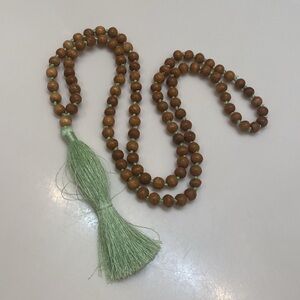 Tassel beaded necklace